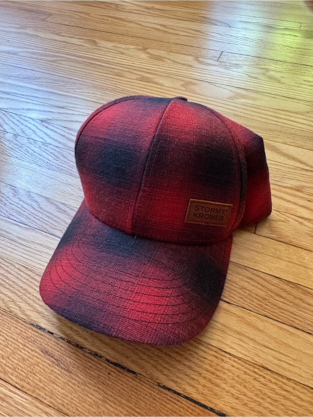 Stormy Kromer Red Plaid Cap